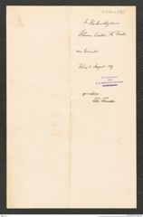 k.k. naturhistorisches Hofmuseum, Intendanzakten 1885-1896 (Hauer), Aktenzahl Z.514.a/1889, Seite 2